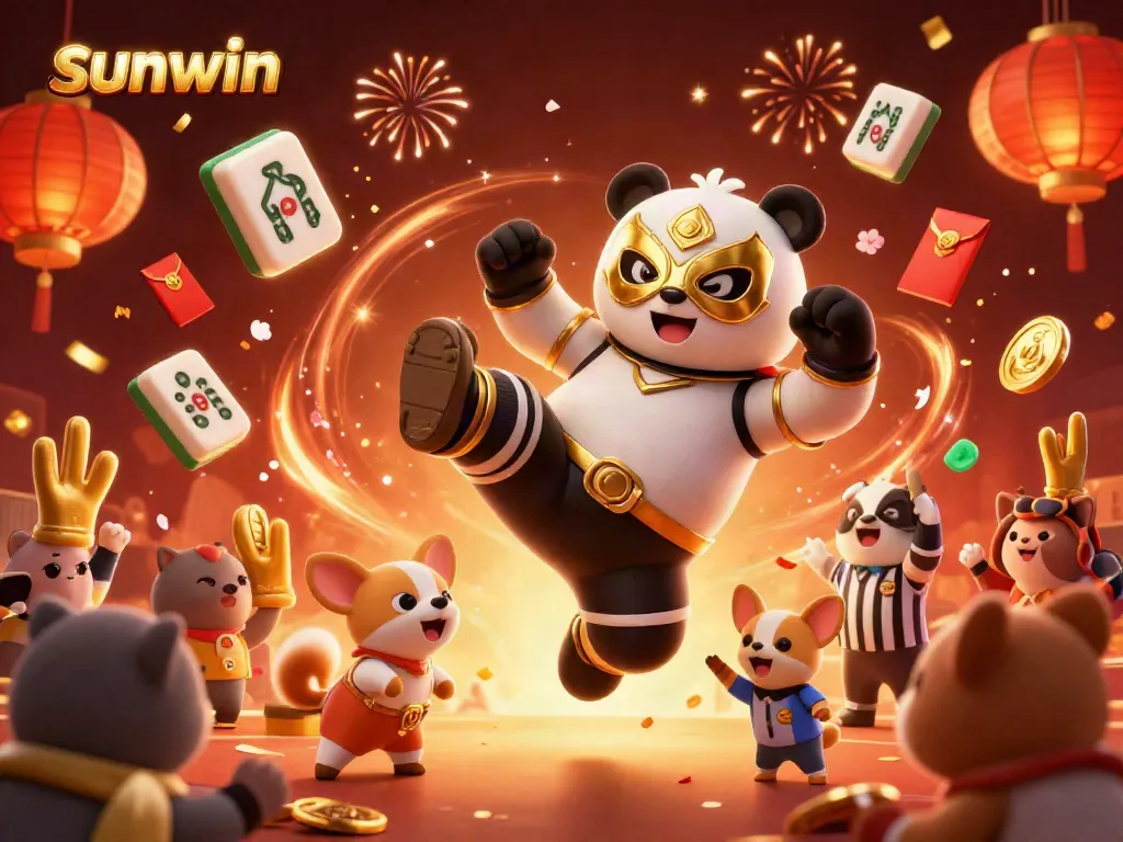 Experience the thrilling excitement of sunwin's online casino with animated fun and vibrant elements.