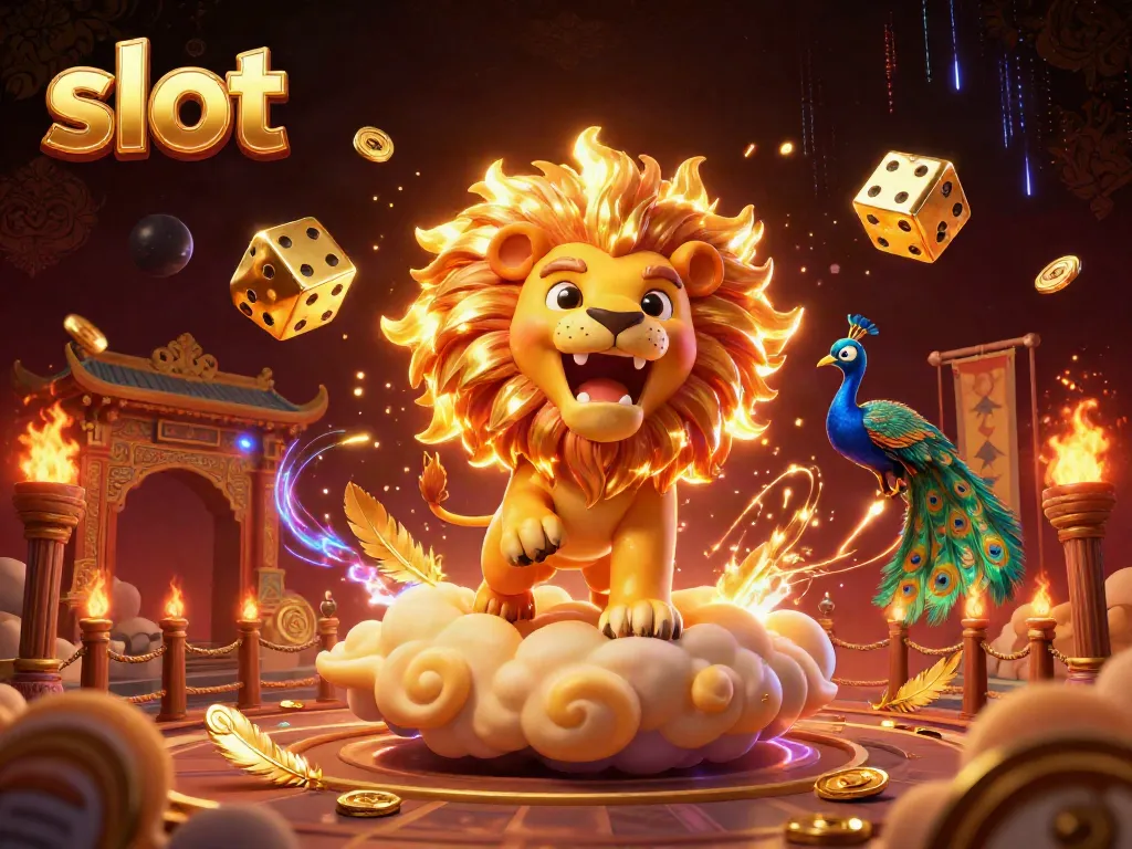 Experience thrilling slot gameplay with vibrant characters and rich elements in this captivating scene.