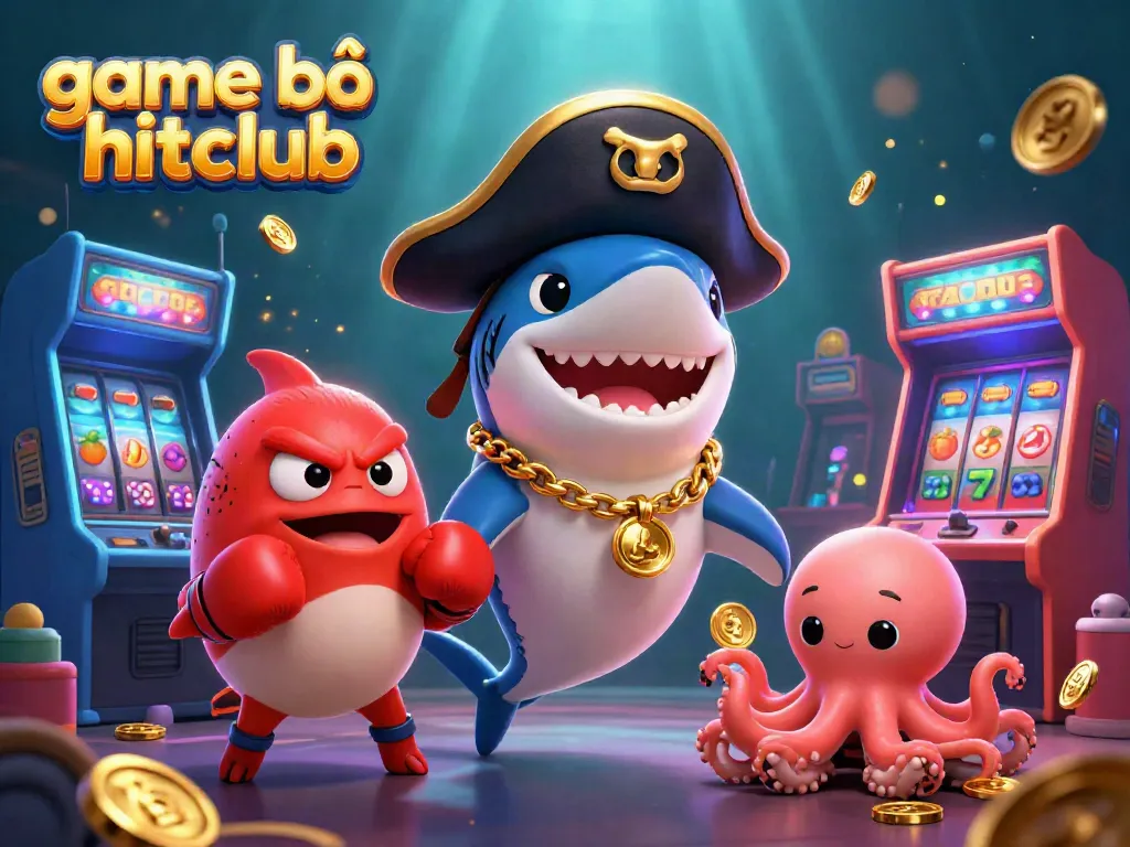 Experience excitement with game bài hitclub featuring colorful characters and vibrant casino elements.
